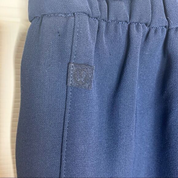 Lululemon Noir Pants Navy Blue High Rise Wide Leg - Picture 7 of 11